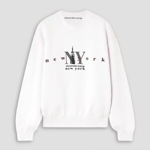 ALEXANDER WANG Printed cotton sweatshirt - XS